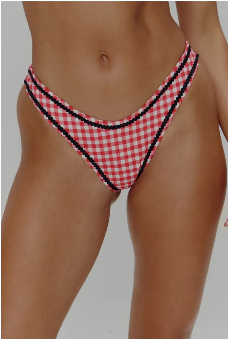 Frankies Bikinis dove bottom cherry picnic